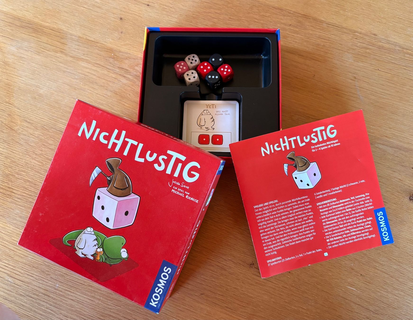 Kosmos Jeux: Nichtlustig Spiel,Kosmos,Joscha Sauer – D'occasion à Siblingen par Vany_McDougall 1