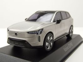 Volvo EX90 seit 2025 Silver Dawn met. / schwarz     1:43