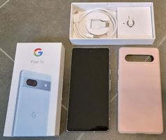 Google Pixel 7a 128GB – Sea – OVP & extra Spigen Case