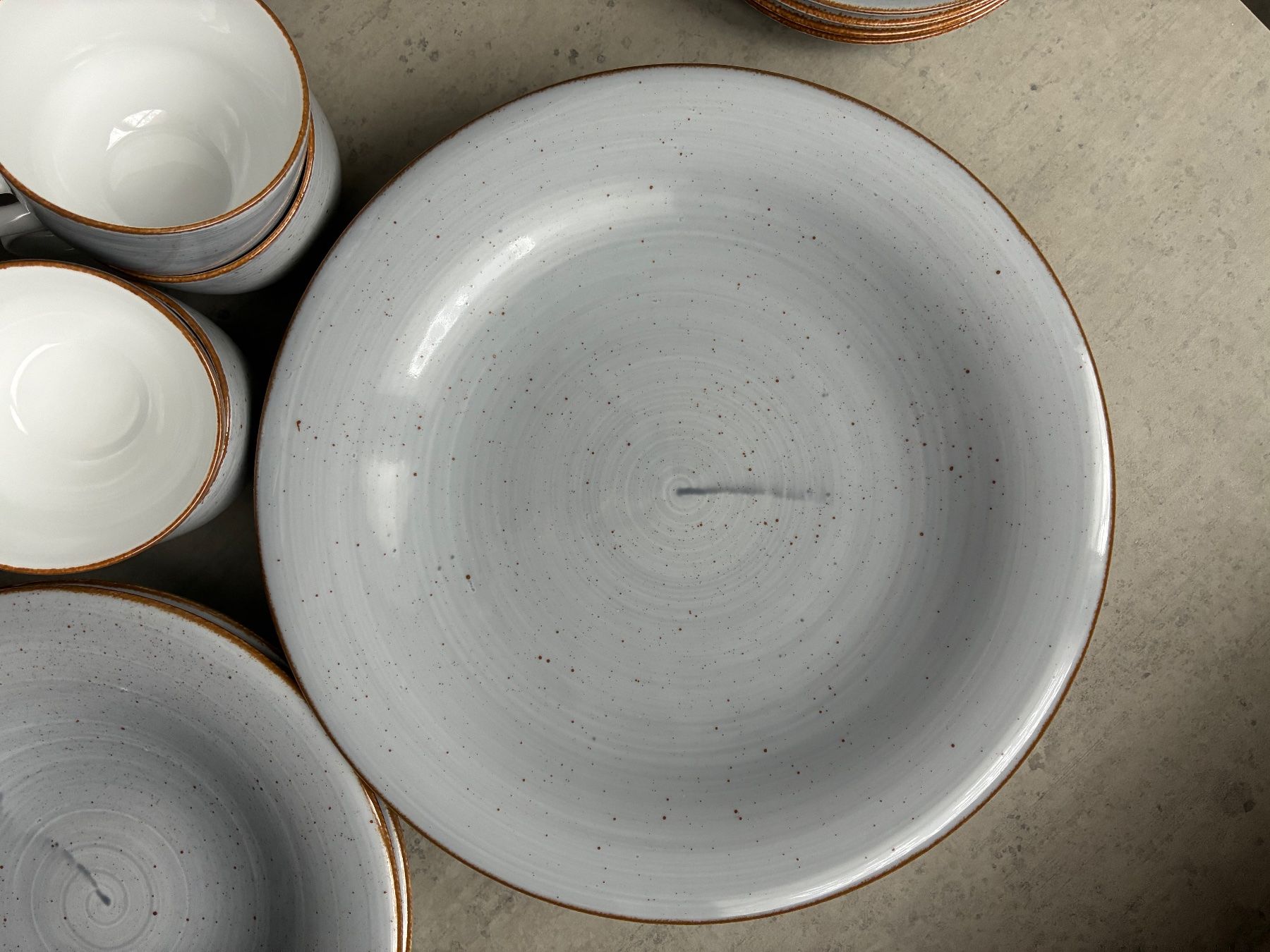 Set di piatti: Geschirrset Lunasol grau, 20-teilig – Usato da Thayngen venduto da Liv-24 1