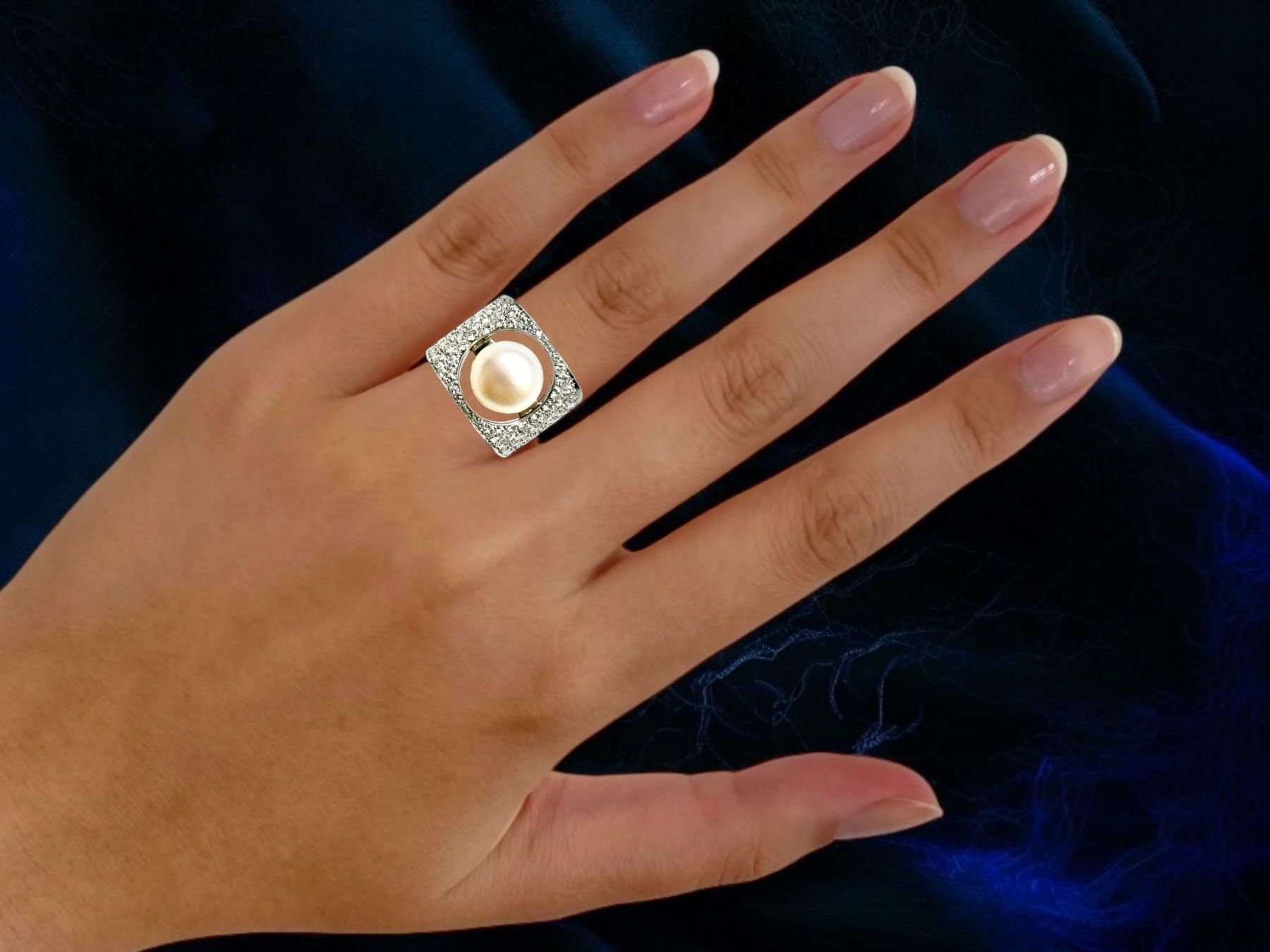 Anelli: BURCH, Perlen - Diamant - Ring – Usato da Zuzwil SG venduto da artimmo 1