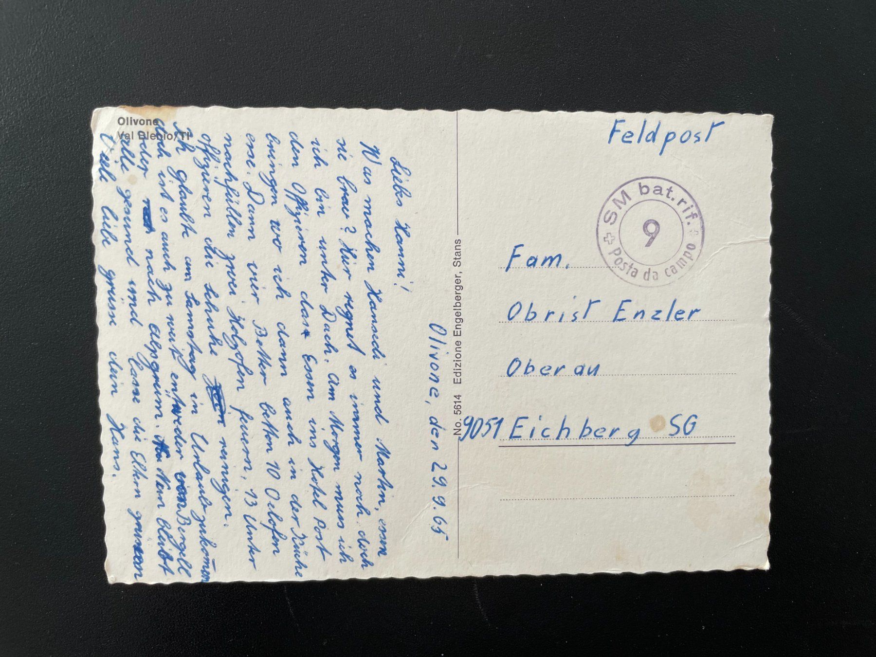 Cartoline postali: AK TI Olivone, Val Blenio – Usato da Thal venduto da Danny82 1