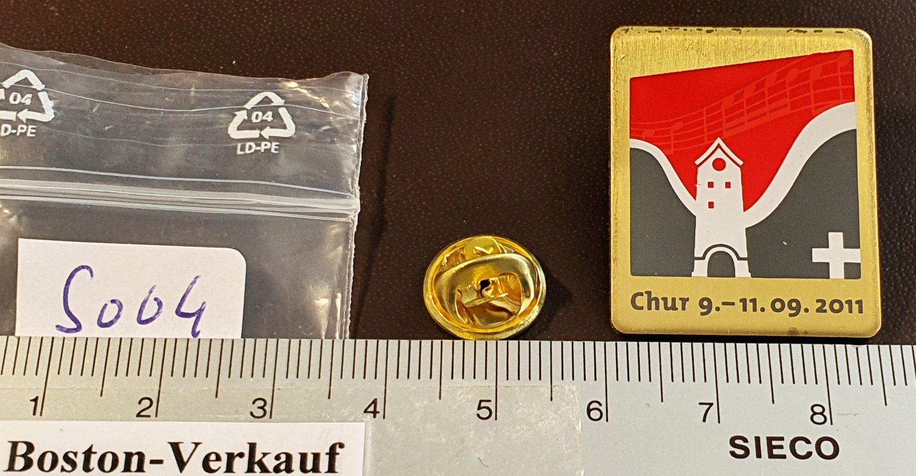 Plaketten & Abzeichen: S004 - Pin Chur 2001 Musik Fest – Gebraucht aus Reinach BL von Boston-Verkauf 1