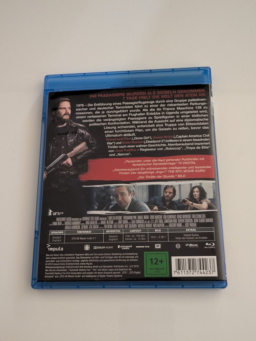 Tutti i DVDs: 7 Tage in Entebbe (Blu-ray Disc) – Usato da Liestal venduto da tonic 2