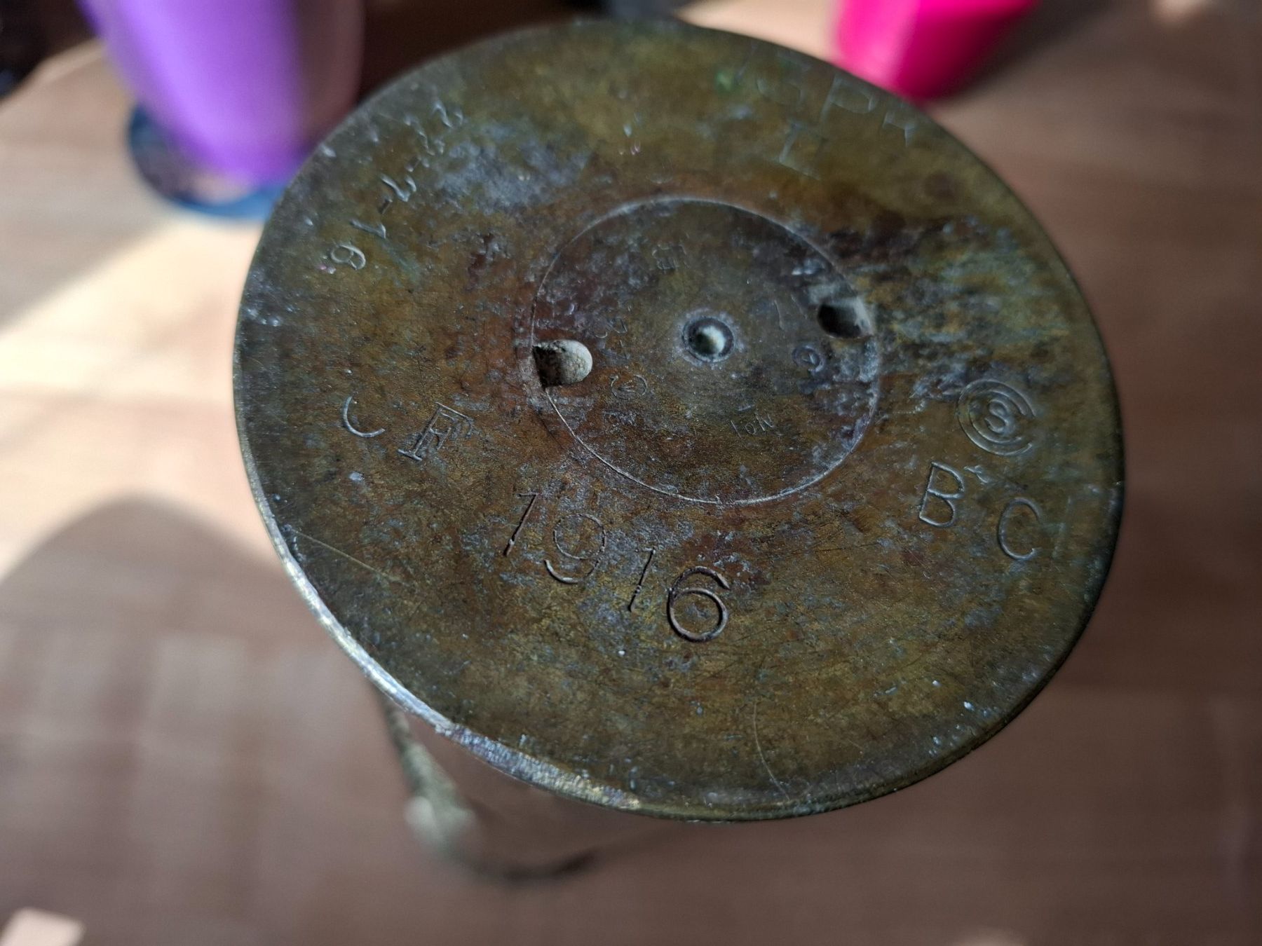 Tutte le decorazioni: 2 Vasen aus Granaten 1.WK – Usato da Zürich venduto da esap 2