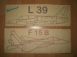 Aviatik Kleber für auf Auto L-39 & F-15B