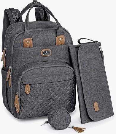 Wickeltasche mit 19 Fächern und Wickelunterlage