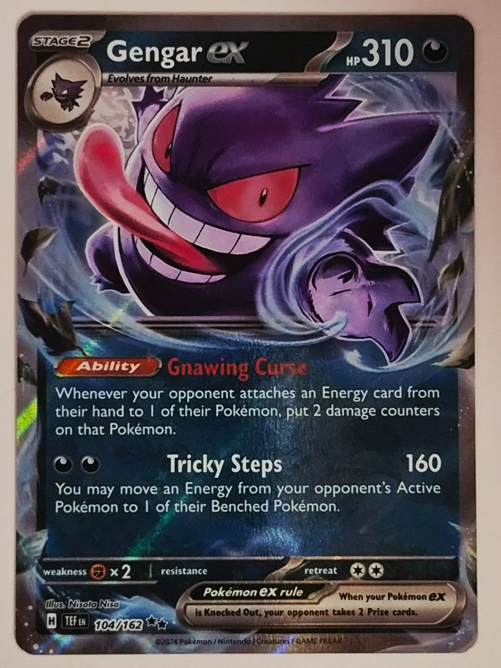 Pokémon Carte collezionabili: Gengar EX / Temporal Forces / TEF 104 – Nuovo (secondo la descrizione) da Arni AG venduto da PokemonCardsStore