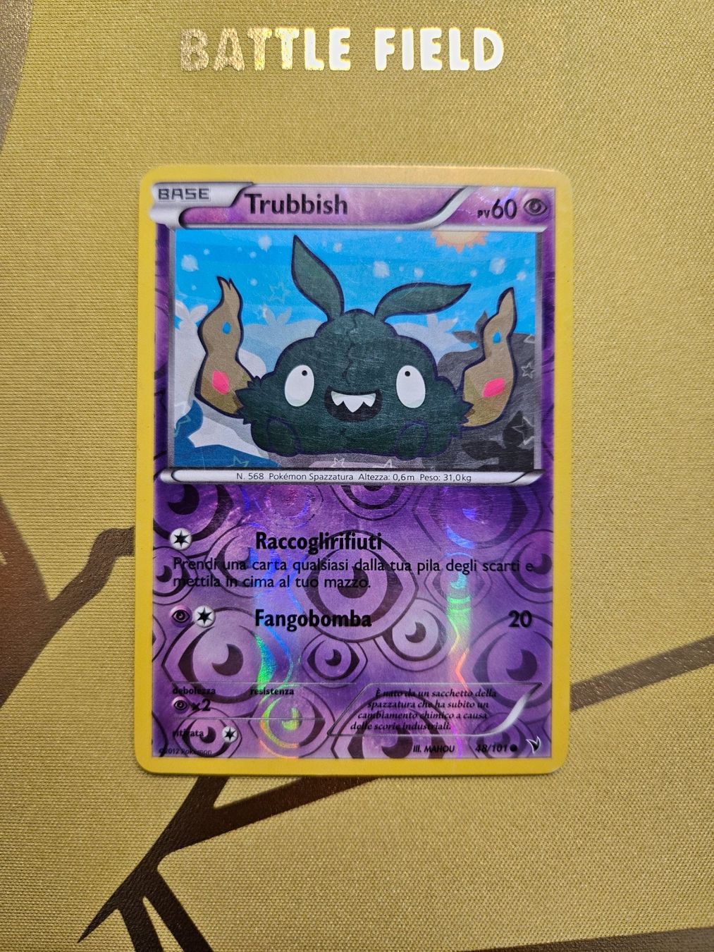 Pokémon Carte collezionabili: Noble Victories - Trubbish – Usato da Bellinzona venduto da Pokemarco