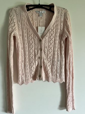 Neu: Schöne Strickjacke, Grösse XS in Rosa
