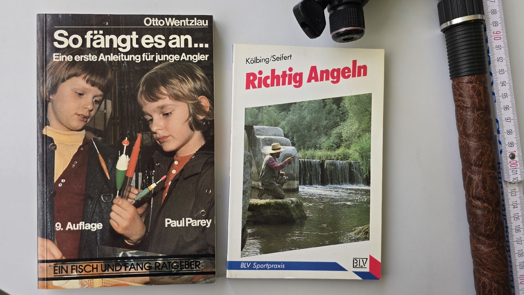 Balzer Canne da pesca: Angel Set, Angel + Köcher + 2 Bücher – Nuovo (secondo la descrizione) da Zürich venduto da Bauer19 9