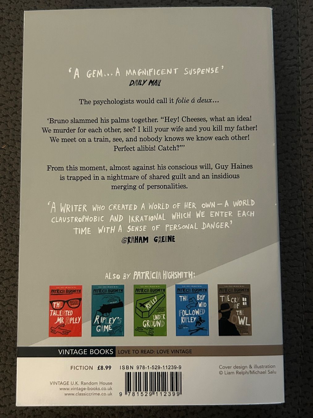 Libri: Patricia Highsmith "Strangers on a Train" – Usato da Oberkulm venduto da angela_05 1