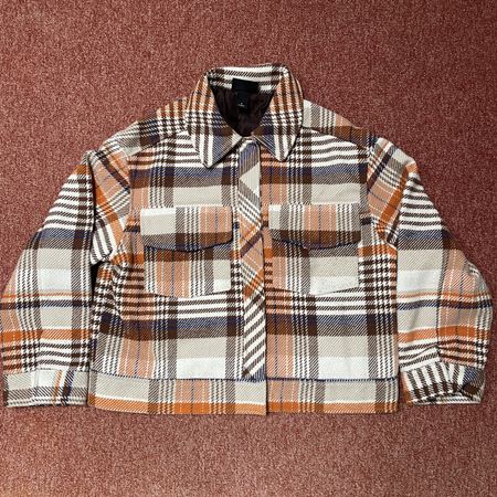 Veste chemise Monki à carreaux multicolore taille S
