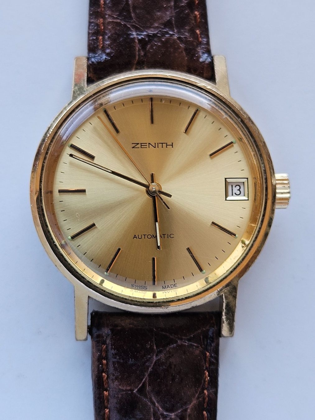 Zenith Orologi: 335 Zenith Automatic Date Kal. 2572 SC – Usato da Berikon venduto da mmm21