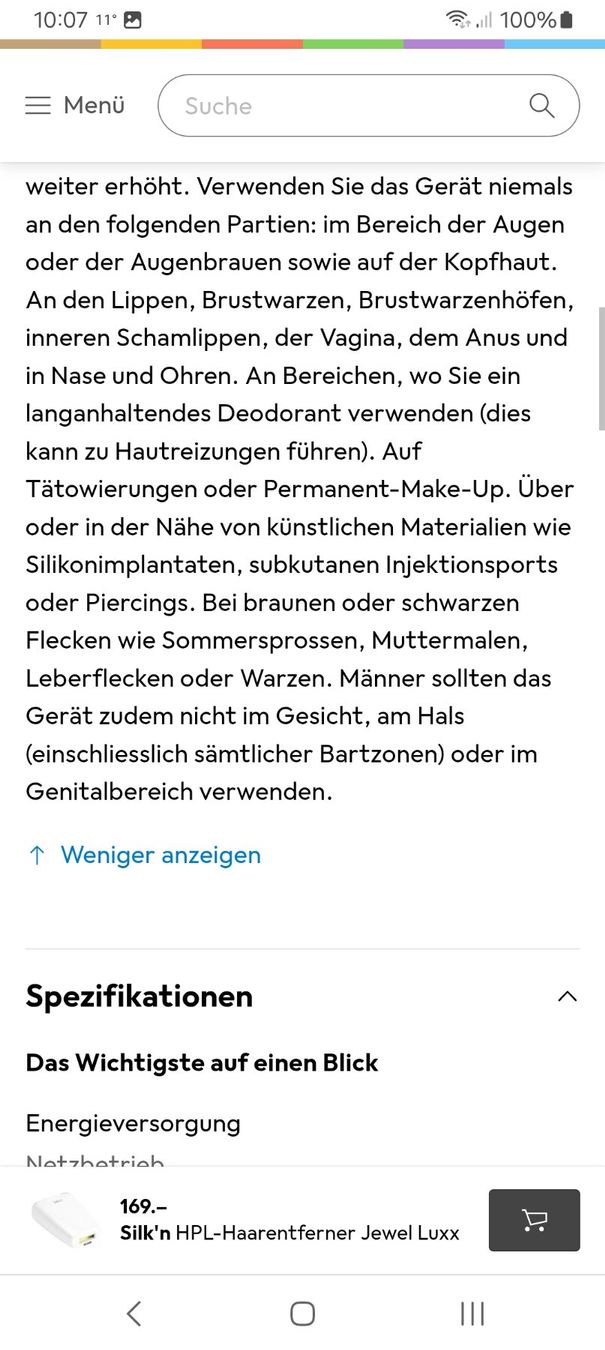 Cura del viso: dauerhafter Haarentferner – Usato da Trüllikon venduto da rowdy70 4