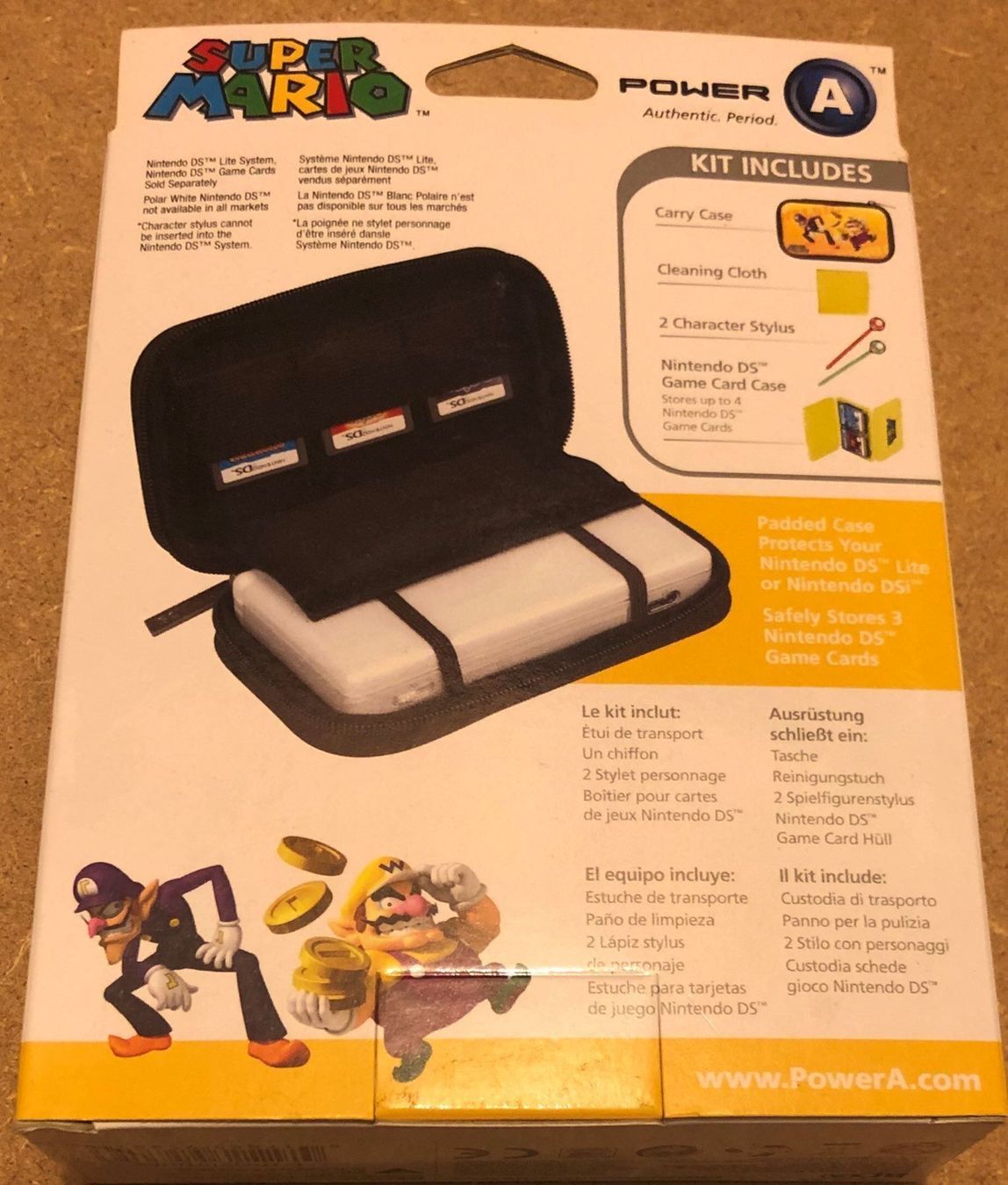 Nintendo Spiele: Super Mario Case Kit für Nintendo DS – Neu (gemäss Beschreibung) aus Kestenholz von Dickies09 1