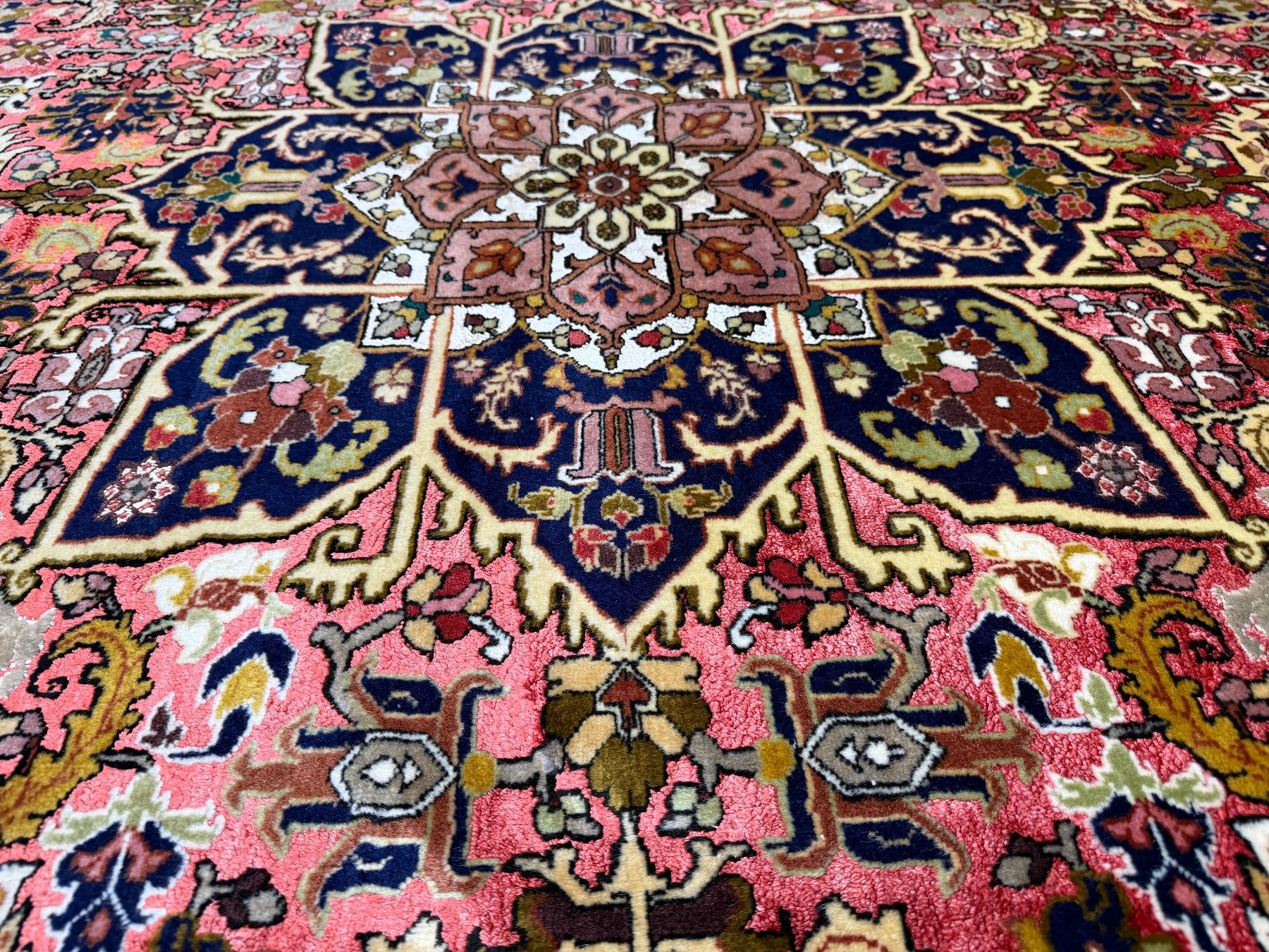 Teppiche: Einmaliger ARDEBIL 3x2m Seidenteppich  handgeknüpfter Perser – Gebraucht aus Bennau von Mayer_Carpets 6