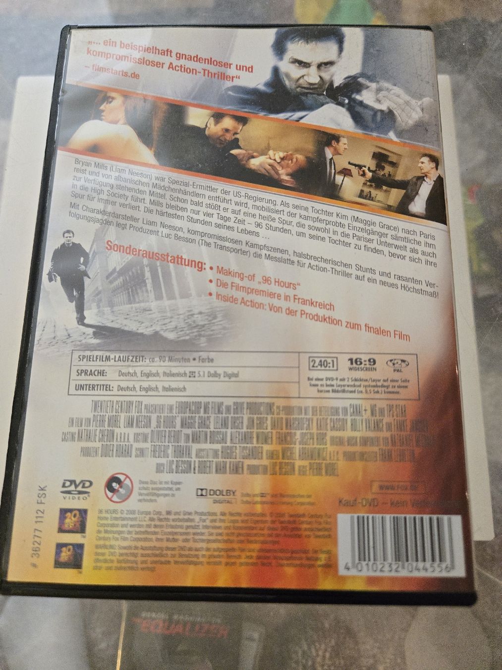 Tutti i DVDs: 96 Hours DVD – Usato da Bussigny venduto da Kfdlt 1