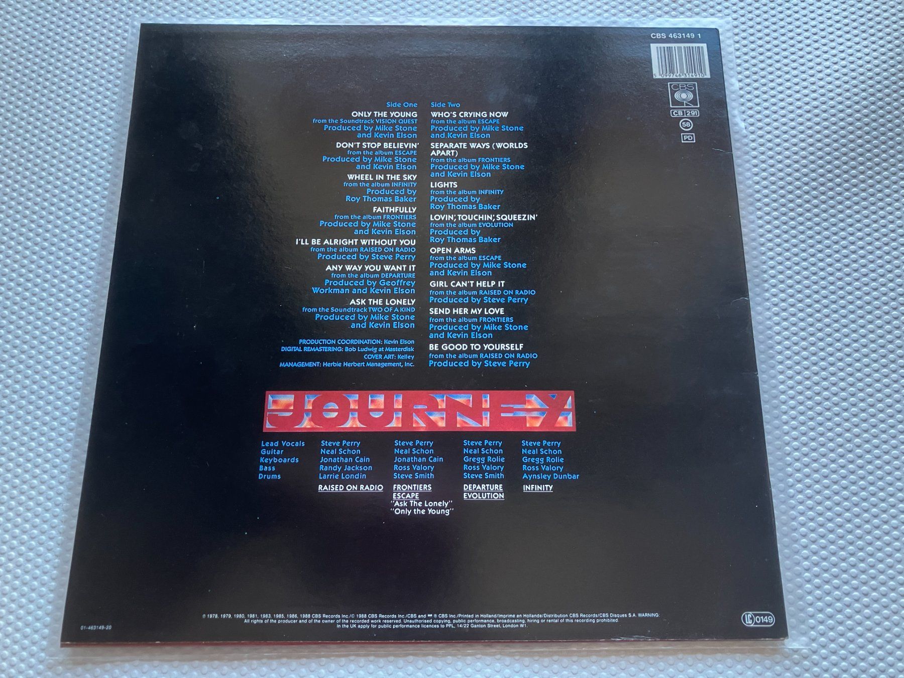 Vinyles: Journey – D'occasion à Aarwangen par Jukebox3 2
