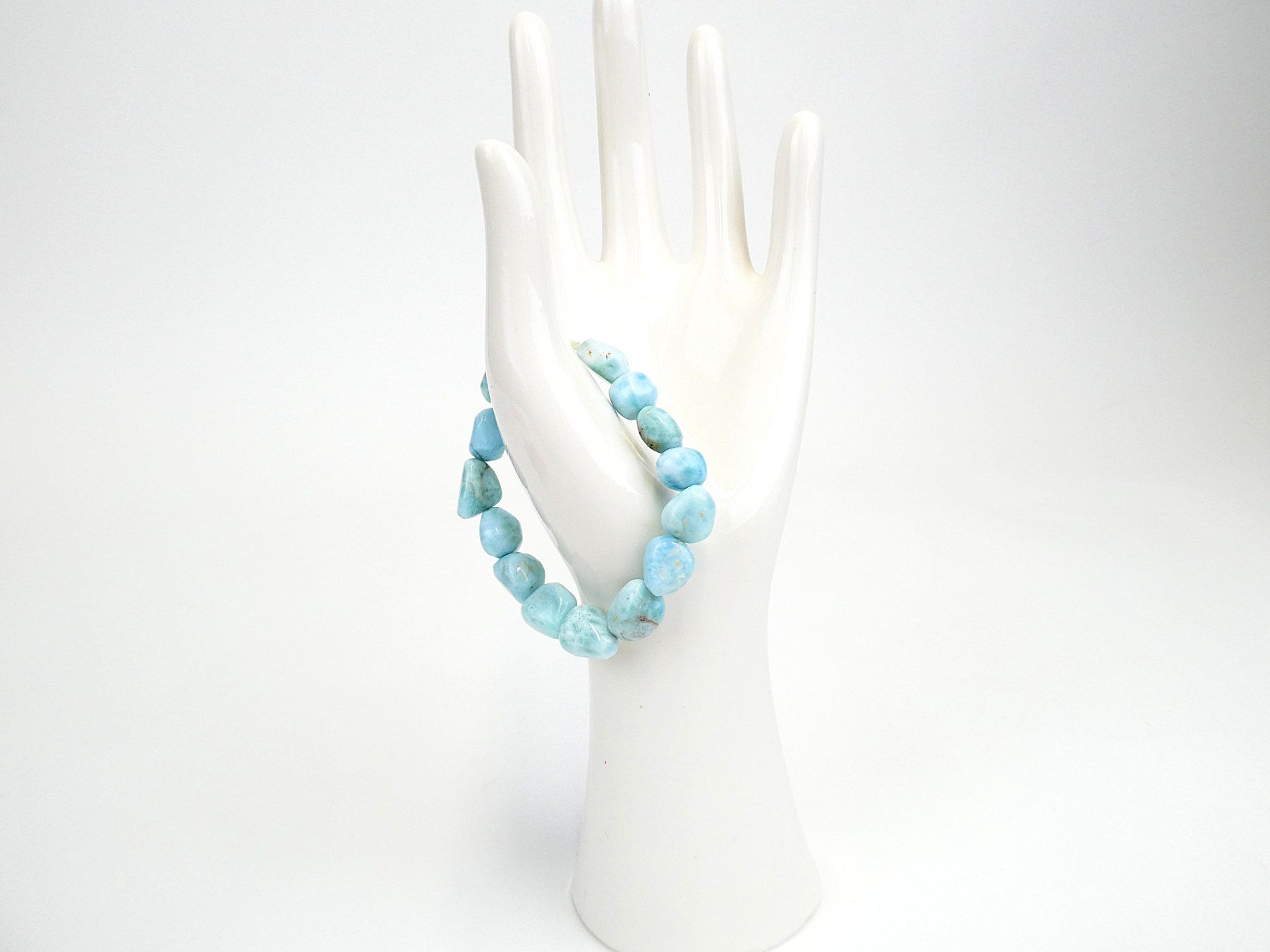 Minéraux & Lithothérapie: Larimar Heilsteinkette – D'occasion à Urtenen-Schönbühl par Restwert_Schoenbuehl