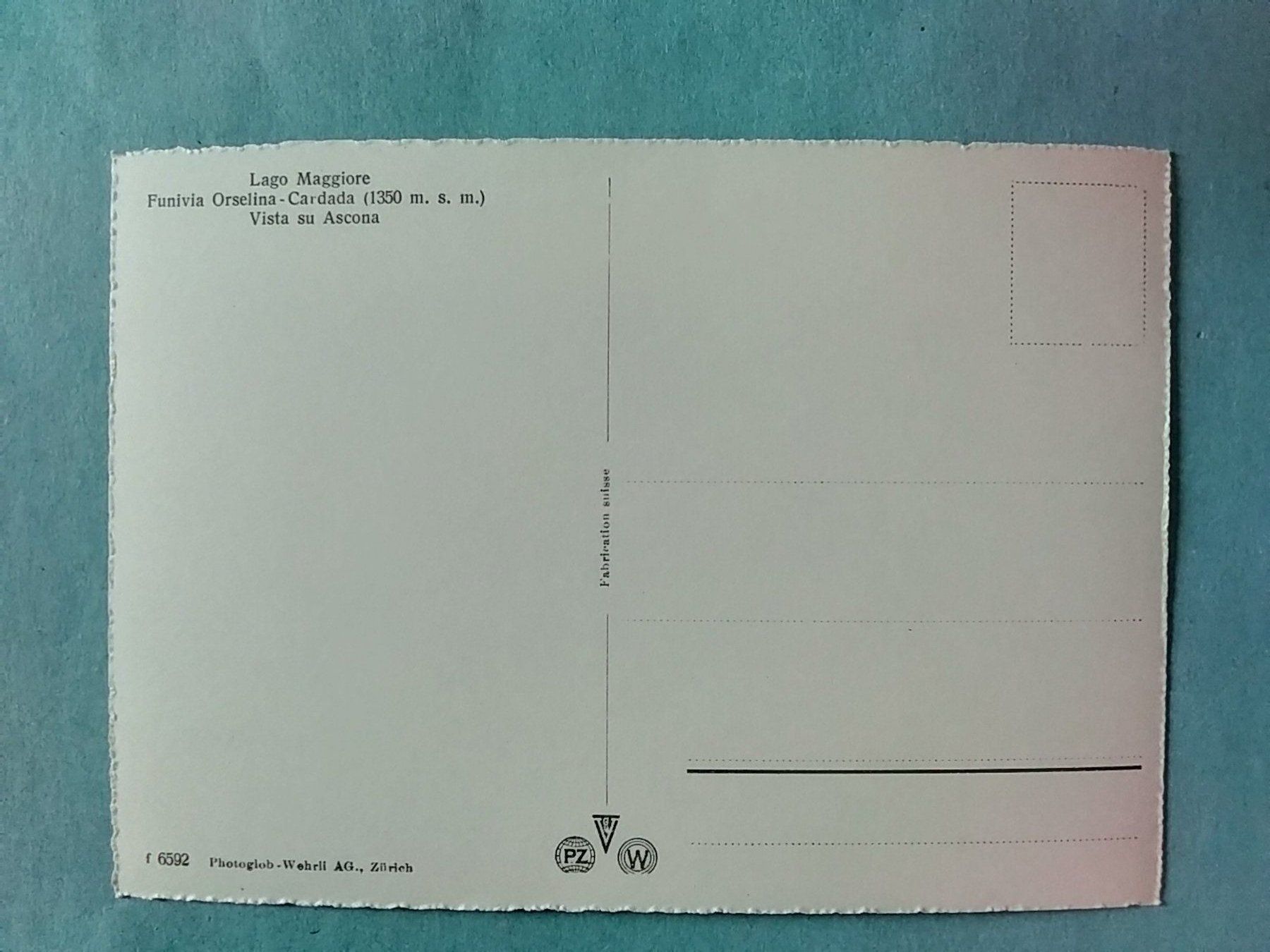 Cartoline postali: Orselina-Cardada Funivia Seilbahn Luftseilbahn – Usato da Appenzell venduto da lama19 1