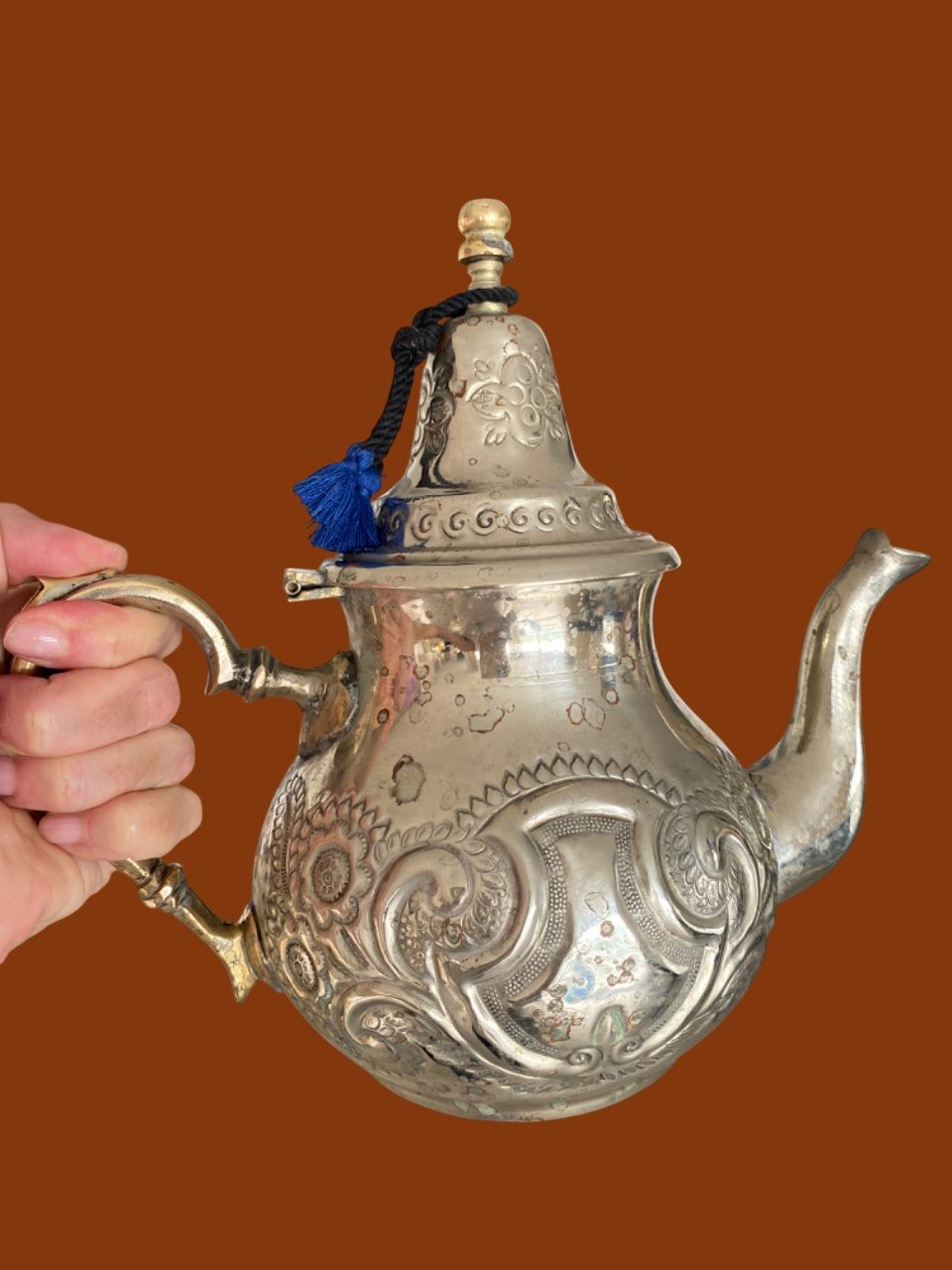 Teekannen: Marokkanisches Set Teekannen & Teller NEU – Neu (gemäss Beschreibung) aus niederbipp von Esbenz 2