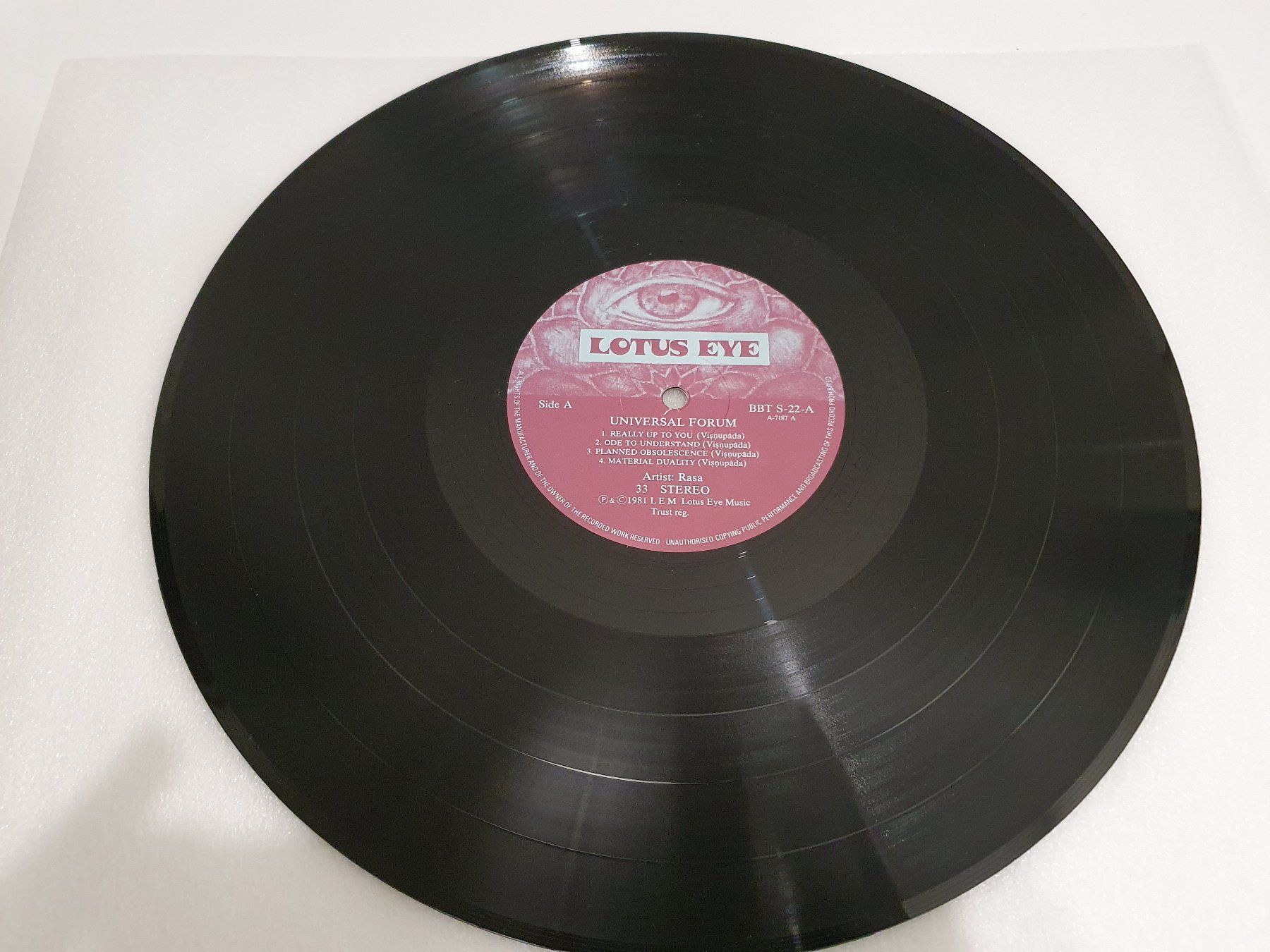 Dischi in vinile: Rasa - Universal Forum ( LP, Rock ) – Usato da Uster venduto da Vinyl-Leidenschaft 4
