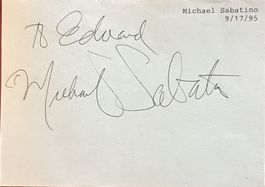 Michael Sabatino Autogramm Karte 10x15cm Days of Our Lives