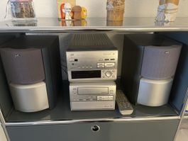 JVC  Radio- CD- Kassetten Compact / System