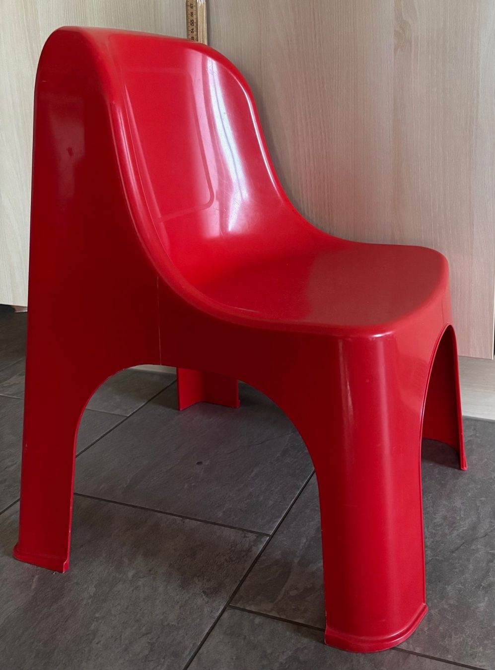 Sedie: Kinderstuhl niedrig, Kunststoff rot – Usato da Niederönz venduto da melodie015 1
