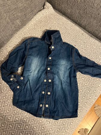 PRE NATAL COOLES JEANSHEMD GR 104