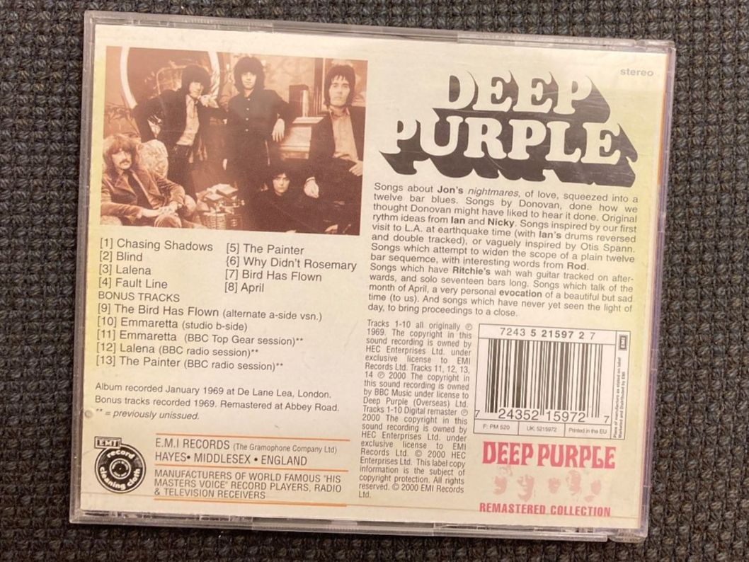 CD: CD, Deep Purple, Collection – Usato da Baden venduto da Yoyo1 1