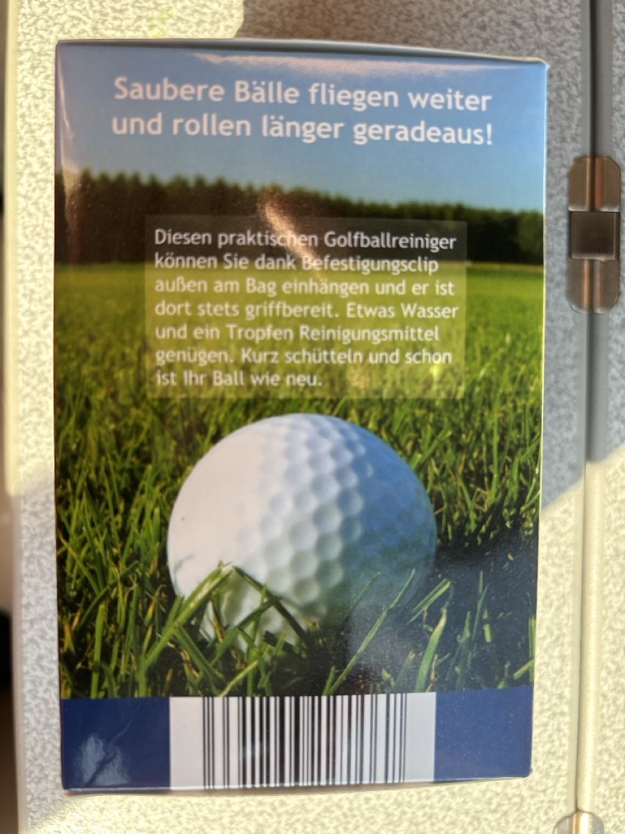 Mazze & Set: Golfball-Reiniger mit Bag-Clip – Nuovo e nell'imballaggio originale da Würenlingen venduto da 628S-chanf2nd 1
