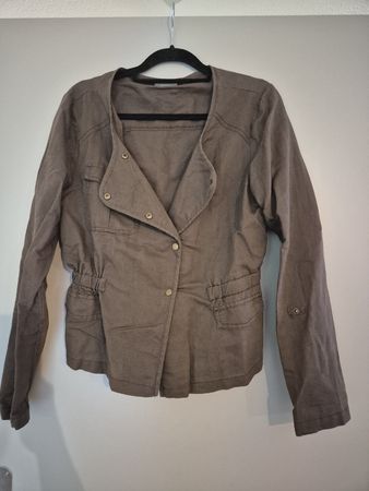 Trendige Übergangsjacke im Military Look, Grösse 40/M