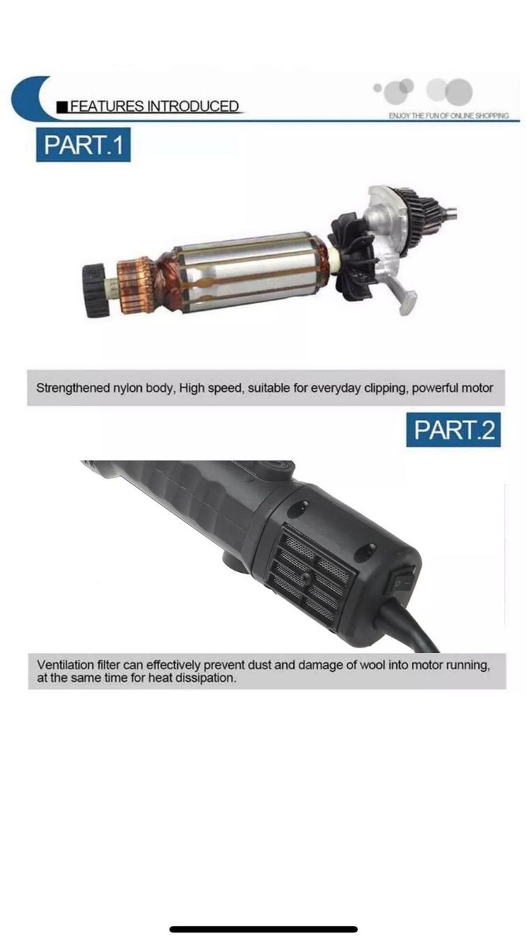 Alle Maschinen: +Profi Schafschere 690W Schermaschine – Neu und originalverpackt aus Amriswil von JaJa-Express 5