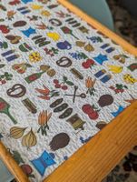 Vintage Tablett – 70er Jahre Retro Design, Kunststoff, MCM