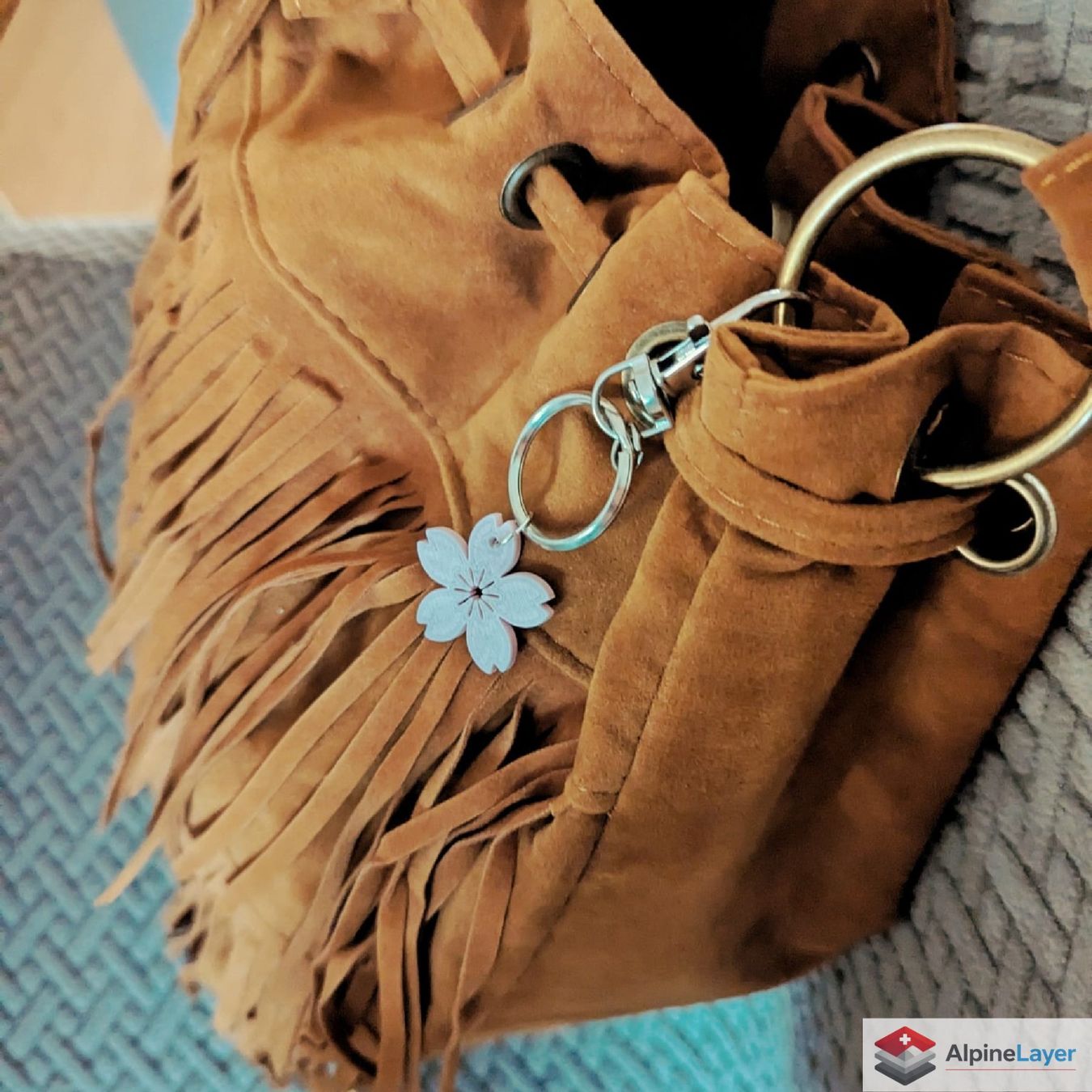 Portachiavi: Sakura Cherry Blossom 3D Printed Keychain NO CHAIN INCLUDED – Nuovo (secondo la descrizione) da Losone venduto da AlpineLayer 2