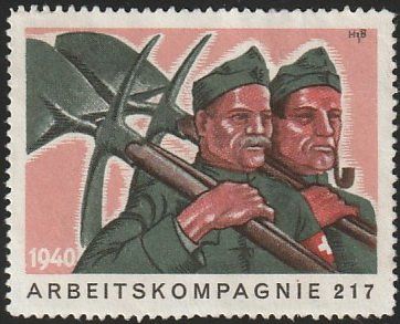 Tutti i francobolli: ARBEITSKOMPANIE 217, 1940 – Nuovo (secondo la descrizione) da Aarburg venduto da Aare10