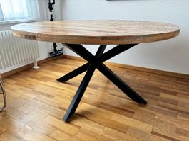 Esstisch rund Mangoholz