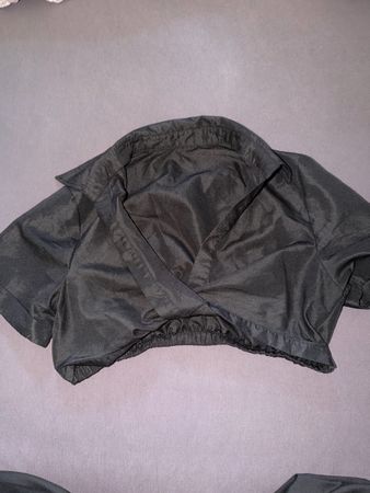 Schwarze Bluse, Kurzarm, Sommer Kollektion