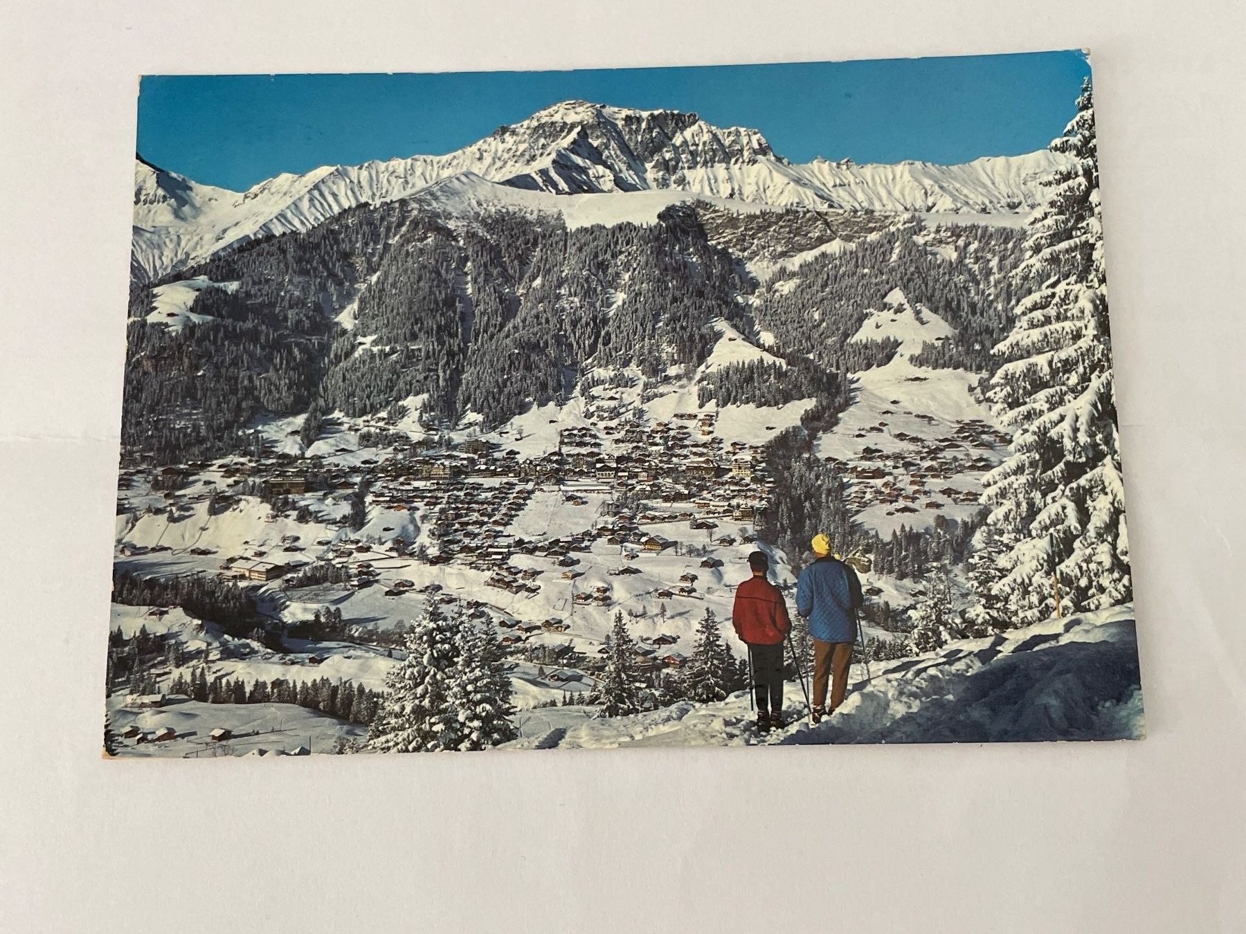 Cartoline postali: Ansichtskarte Adelboden 1353m Berner Oberland mit Gsür – Usato da St. Gallen venduto da Gallus8