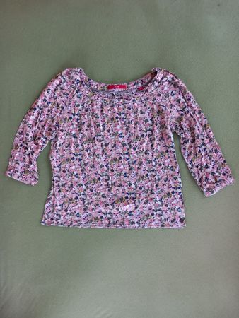 Haut s.Oliver fleuri manches 3/4 T34