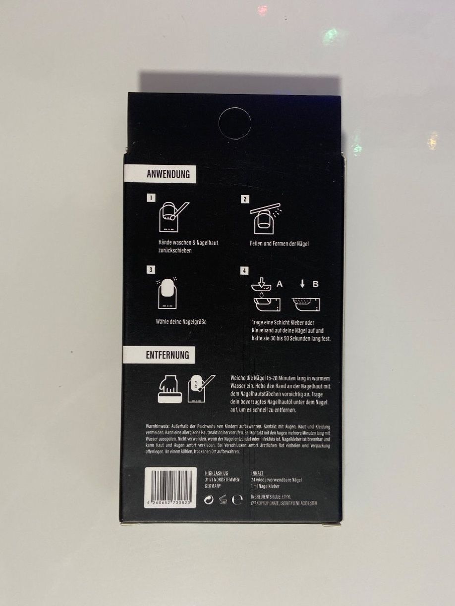 Unghie finte: HighLash Press on Nails - Mandel Form – Nuovo e nell'imballaggio originale da Zürich venduto da dedasiba 1