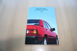 Mercedes-Benz 190/190E/190E 2.6 Prospekt Jahrgang 8/1985 FR