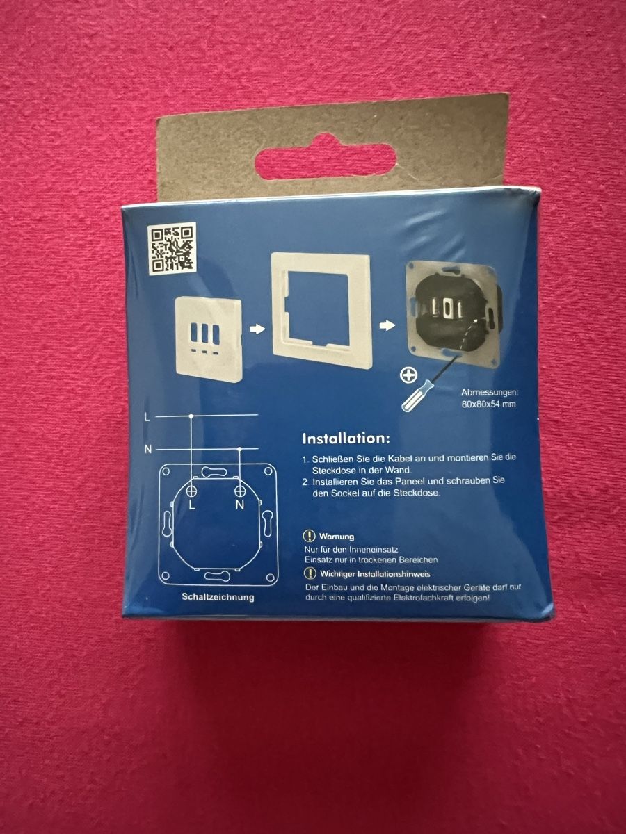 Spine: Unterputz-Dose mit 1xUSB-C+2xUSB-A Port – Nuovo e nell'imballaggio originale da Basel venduto da veralt 1