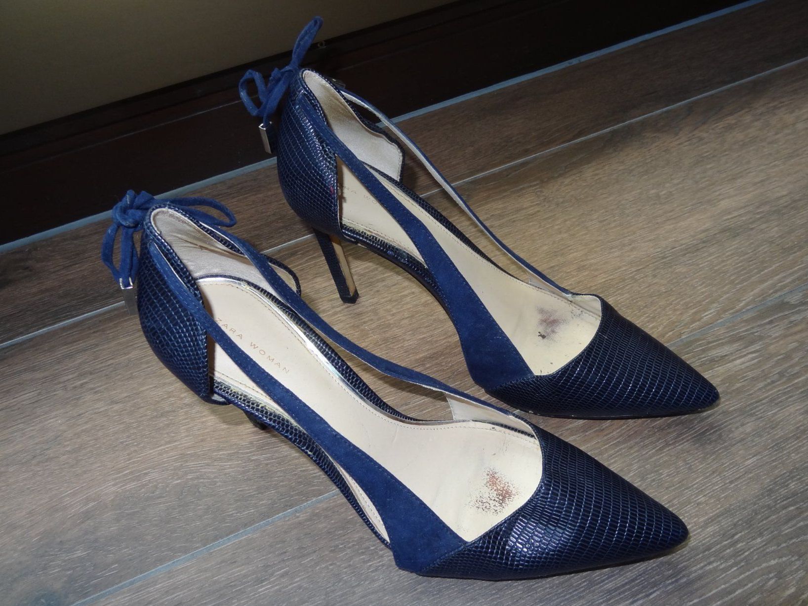 Zara Scarpe da donna: Chaussures à talons Zara taille 39 talons 8cm – Usato da Satigny venduto da salvatore73