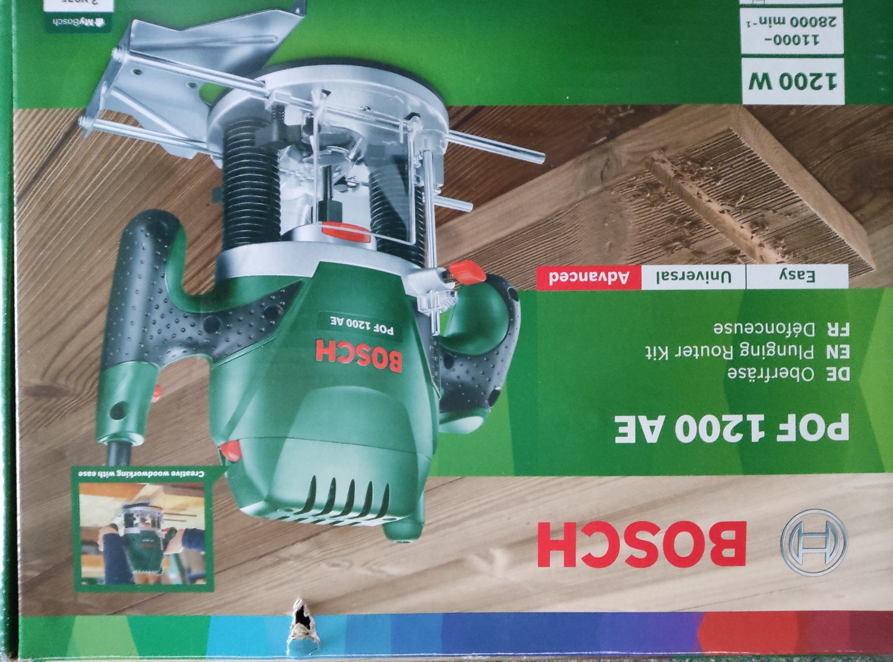 Bosch Tutti gli attrezzi: BOSCH Oberfräse POF 1200 AE – Usato da Grafenried venduto da Mzimar