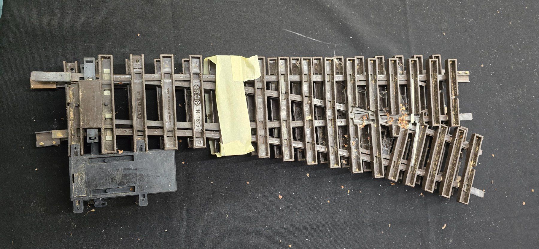 Märklin Modellini di ferrovie: Weiche links 120cm LGB – Usato da Russikon venduto da Pedro20 1
