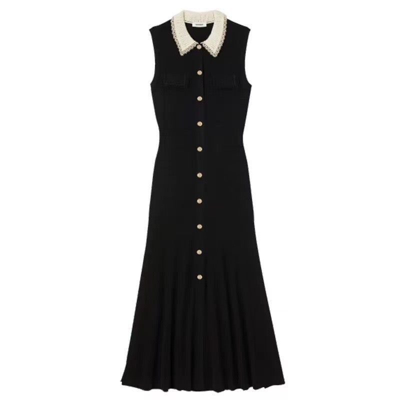 Sandro Vestiti: Sandro Black Elegant Midi Dress – Usato da St.Josefen venduto da lop_lh8d