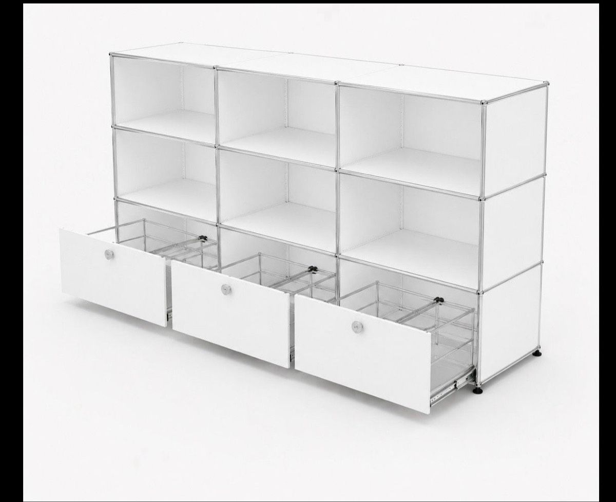 USM Regale: USM Haller Sideboard Regal 3x3 – Gebraucht aus Altendorf von SilverDesignStudio